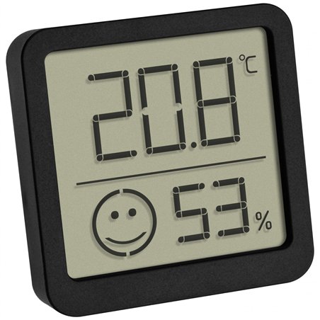 TFA 30.5053.01.02 2er kit nero termo-igrometro digitale