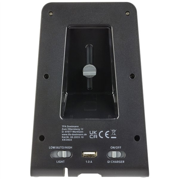 TFA 60.2033.10 ICON Charge sveglia digitale con staz.ricar.