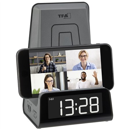 TFA 60.2033.10 ICON Charge sveglia digitale con staz.ricar.