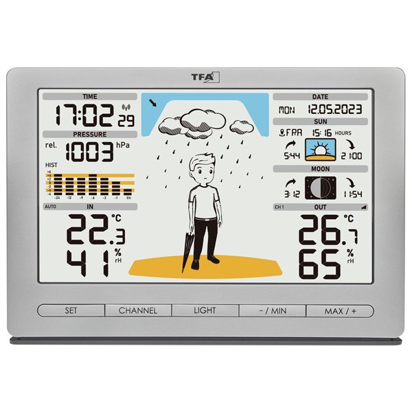 TFA 35.1097.54 argen. METEO JACK stazione meteo