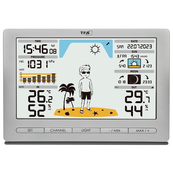 TFA 35.1097.54 argen. METEO JACK stazione meteo