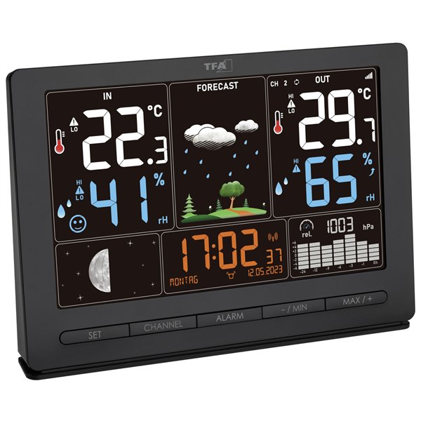 TFA 35.1118.01 nero SEASON stazione meteo