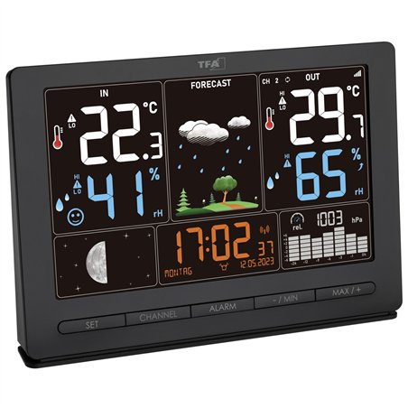 TFA 35.1118.01 nero SEASON stazione meteo