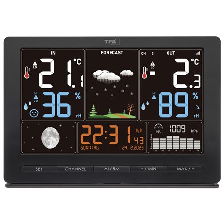TFA 35.1118.01 nero SEASON stazione meteo
