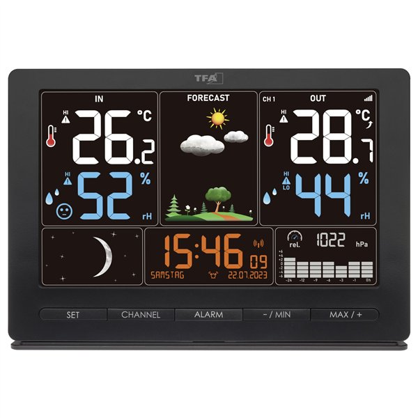 TFA 35.1118.01 nero SEASON stazione meteo