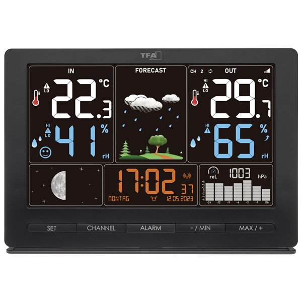 TFA 35.1118.01 nero SEASON stazione meteo