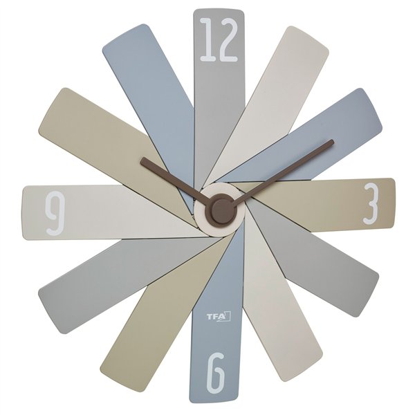 TFA Clock in the box colorato Orologio da parete