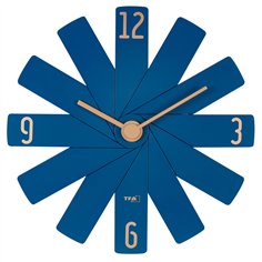 TFA Clock in the box blu orologio da parete