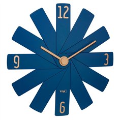 TFA Clock in the box blu orologio da parete 2