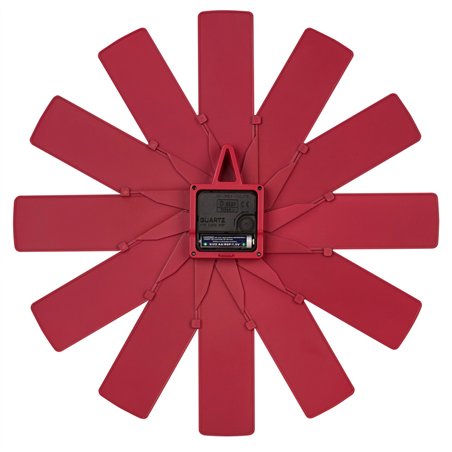 TFA Clock in the box rosso orologio da parete