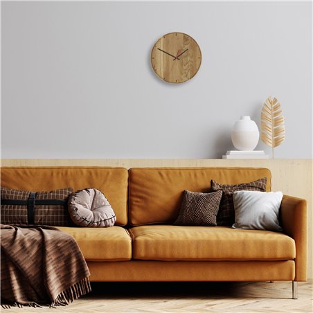 TFA 60.3070.01 Orologio da parete  quercia massiccio