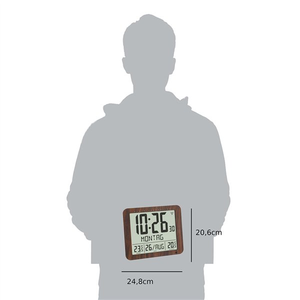 TFA 60.4518.08 orologio radiocontroll. digitale