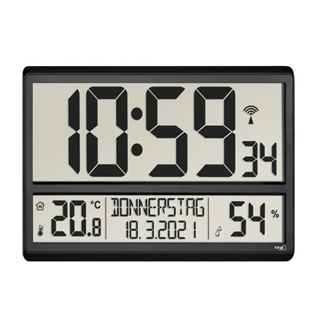 TFA 60.4520.01 orologio radiocon. clima ambien.