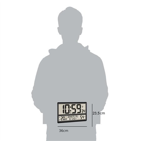 TFA 60.4520.01 orologio radiocon. clima ambien.