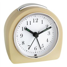 TFA 60.1021.09   beige sveglia al quarzo lancette anal.