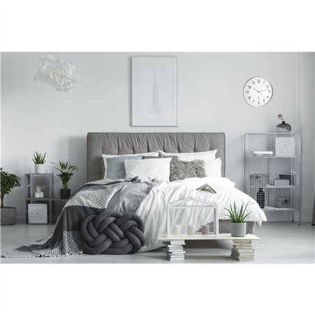 TFA 60.3514 bianco/argento orologio analog.radioc.da parete