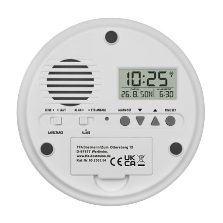 TFA 60.2565.54 Talkin radio controlled alarm clock TALK2