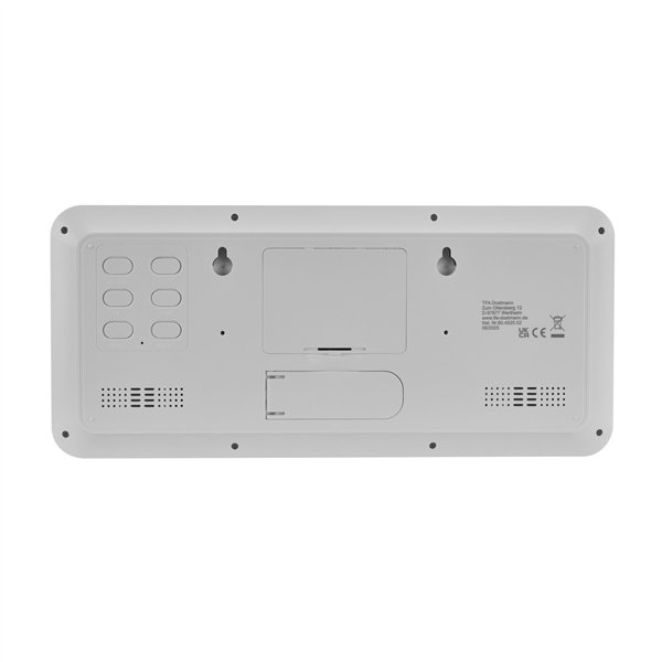 TFA 60.4525.02   weiß Digitale Funkuhr mit Raumklima