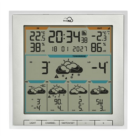 TFA TFA.me 35.8105.02   ID-08 WLAN Funk-Wetterstation     weiß