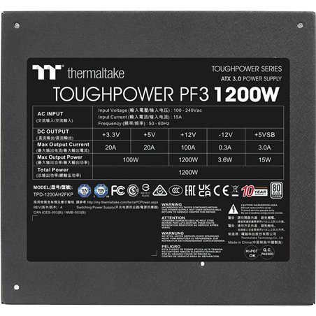Thermaltake Toughpower PF3 1200W Gen 5