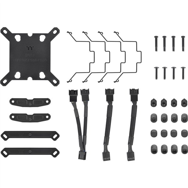 Thermaltake TOUGHAIR 710 nero Air Cooler Full nero