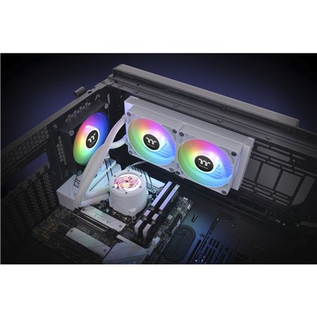 Thermaltake TH240 V2 Ultra ARGB Sync CPU Liquid Cooler Snow Edt.