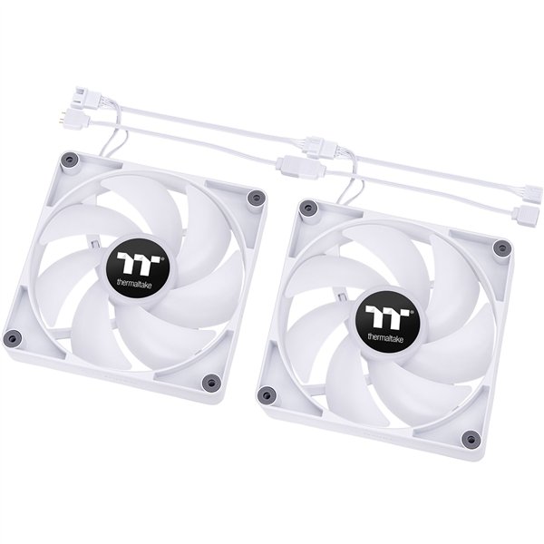 Thermaltake CT120 ARGB Sync PC Cooling Fan bianco 2 Pack