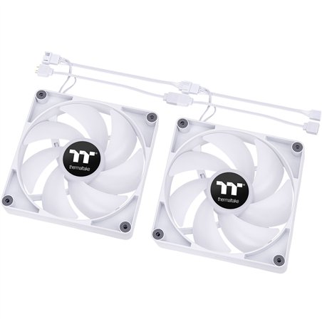 Thermaltake CT120 ARGB Sync PC Cooling Fan bianco 2 Pack