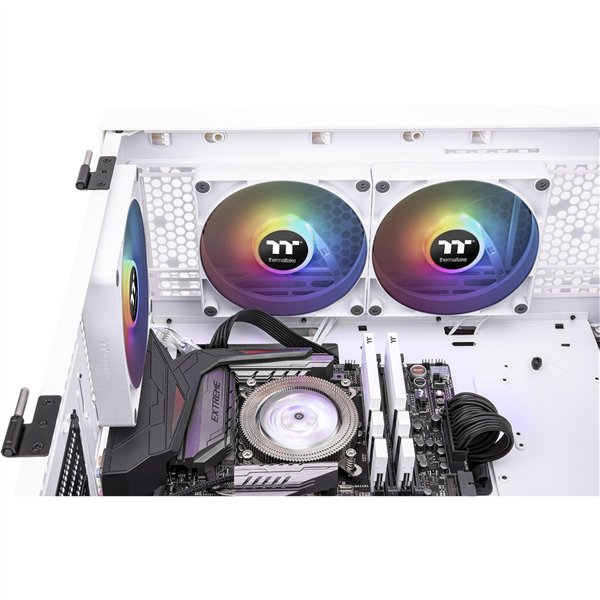 Thermaltake CT120 ARGB Sync PC Cooling Fan bianco 2 Pack