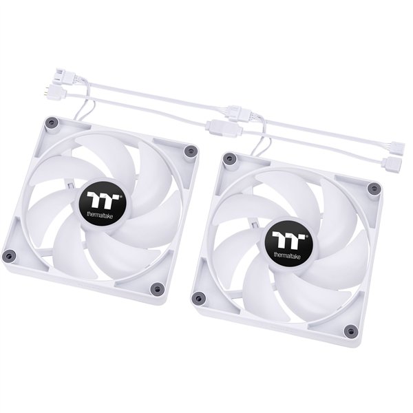 Thermaltake CT140 ARGB Sync PC Cooling Fan bianco 2 Pack