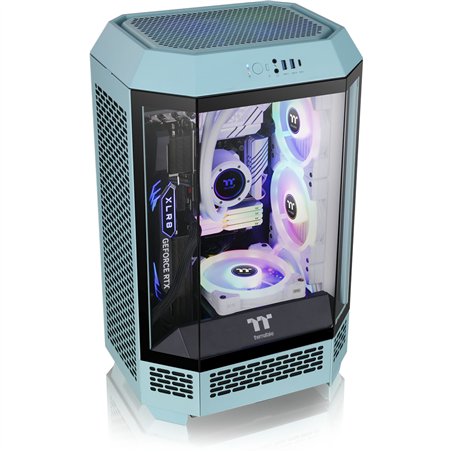 Thermaltake The Tower 300 turchese