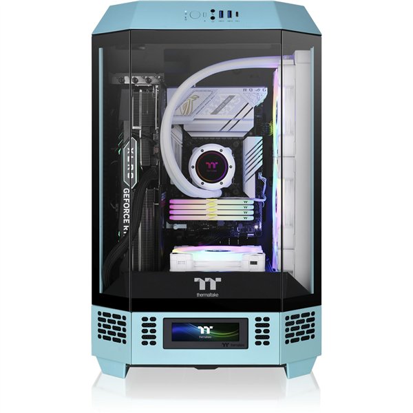Thermaltake The Tower 300 turchese