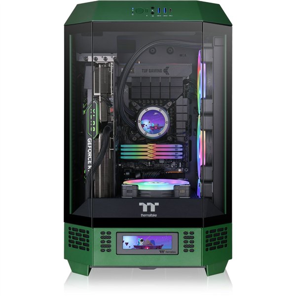 Thermaltake The Tower 300 Racing verde