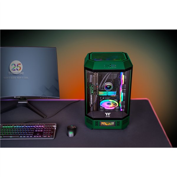 Thermaltake The Tower 300 Racing verde
