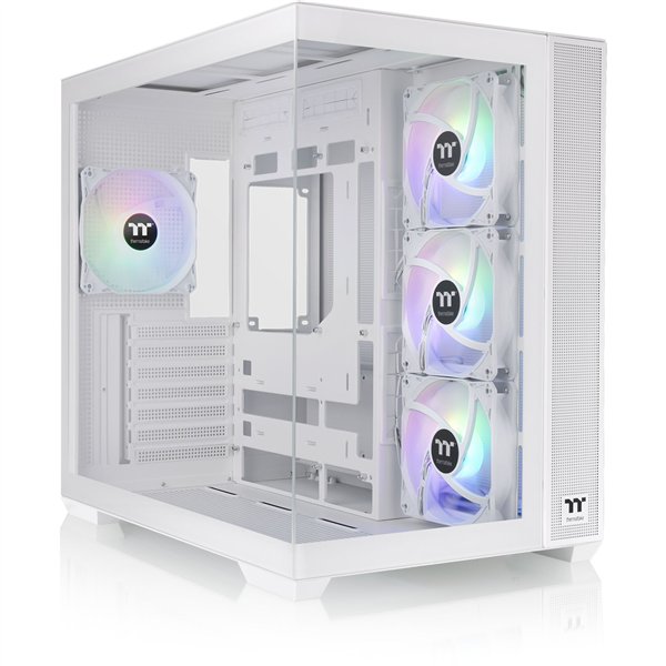 Thermaltake View 380 TG ARGB bianco neve