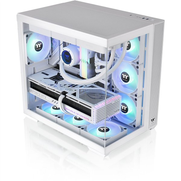 Thermaltake View 380 TG ARGB bianco neve