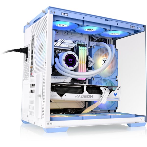 Thermaltake View 380 TG ARGB Hydrangea blu
