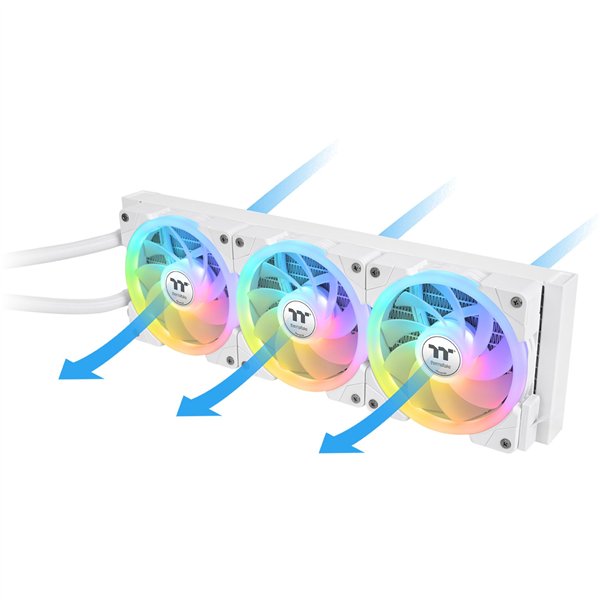 Thermaltake MAGFloe 360 Ultra AIO raffreddam. a liquido bianco