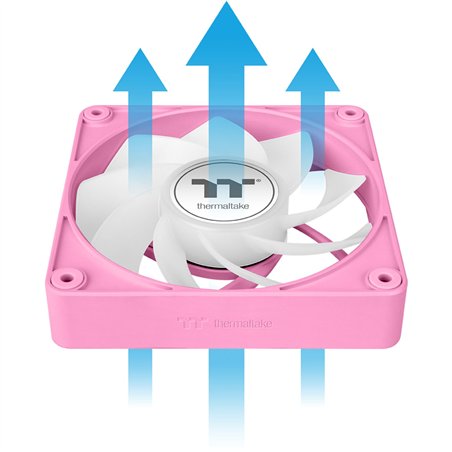 Thermaltake CT120 EX Reverse Fan Pink 3 Pack ARGB Sync