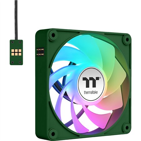 Thermaltake CT120 EX Reverse Fan Racing verde 3 Pack ARGB Sync