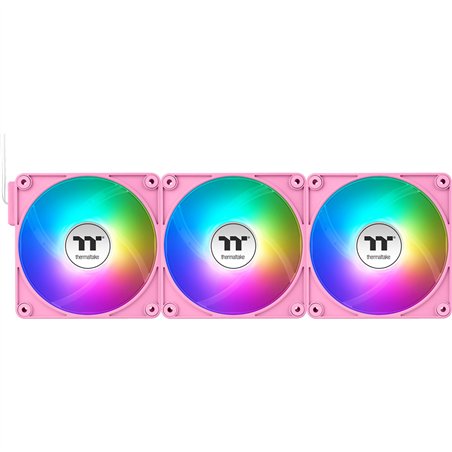 Thermaltake CT140 EX Reverse Fan Pink 3 Pack ARGB Sync