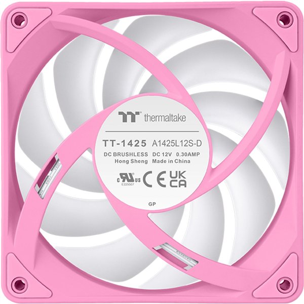 Thermaltake CT140 EX Reverse Fan Pink 3 Pack ARGB Sync