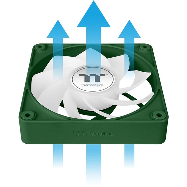 Thermaltake CT140 EX Reverse Fan Racing verde 3 Pack ARGB Sync