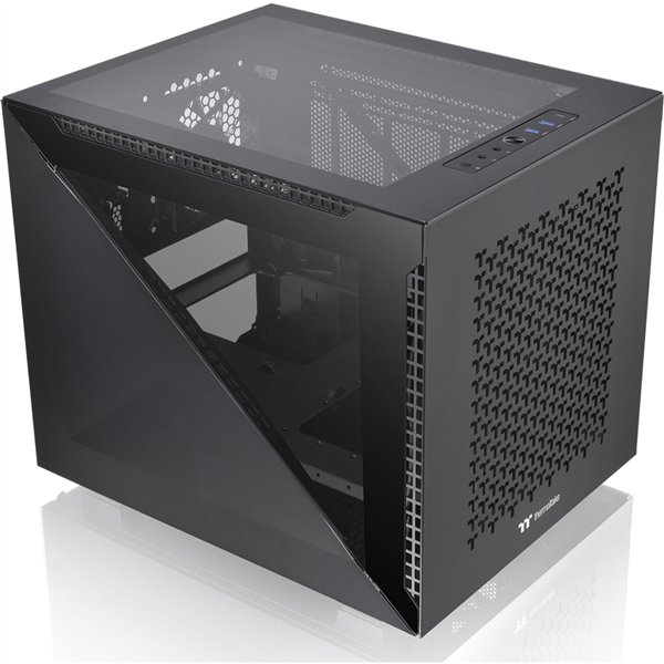 Thermaltake Divider 200 TG Air nero M-ATX