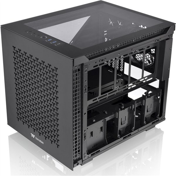 Thermaltake Divider 200 TG Air nero M-ATX