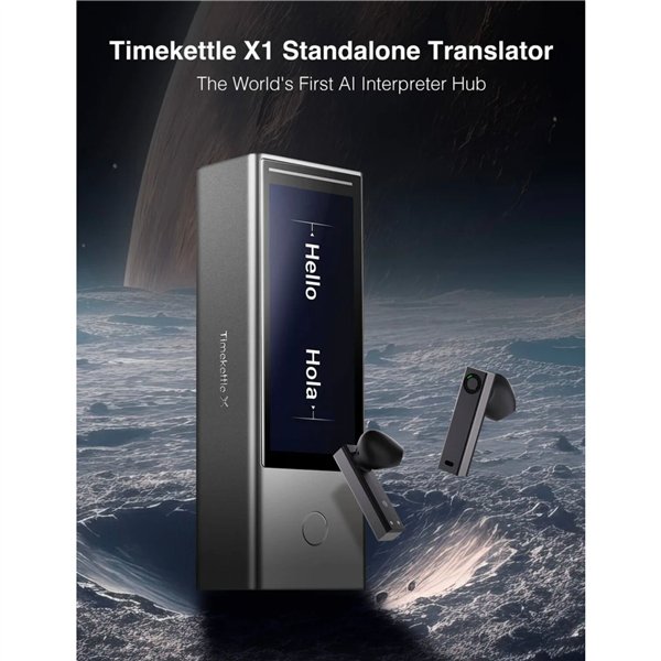 TimeKettle X1 nero traduttore portatile