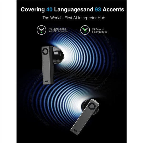 TimeKettle X1 nero traduttore portatile