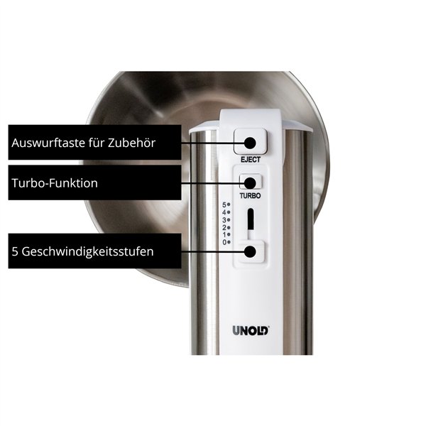 Unold 78720 Hannah        bianco sbattitore con ciotola