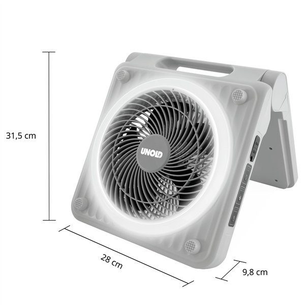 Unold 86517 Solarventilator grau Camping