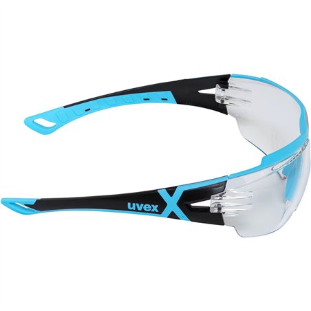 uvex occhiali con astine pheos cx2 nero/azzurro
